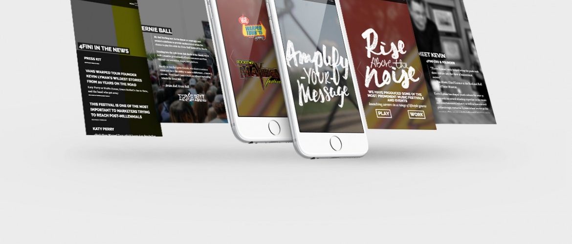 4fini Mobile Website Design