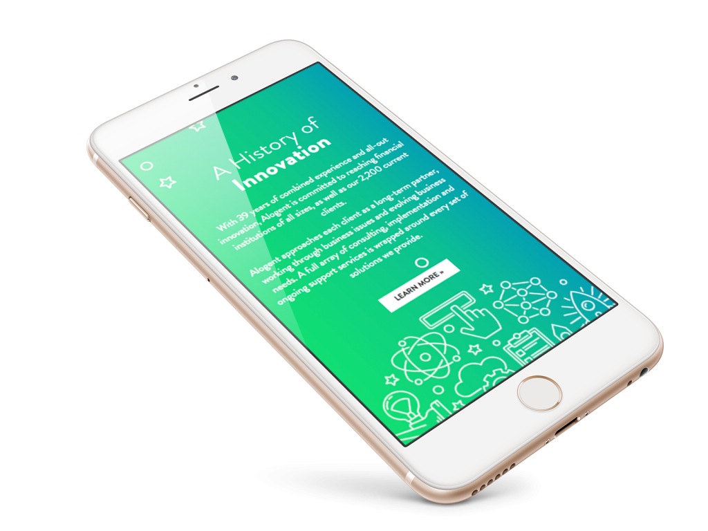 Alogen Mobile Website Design