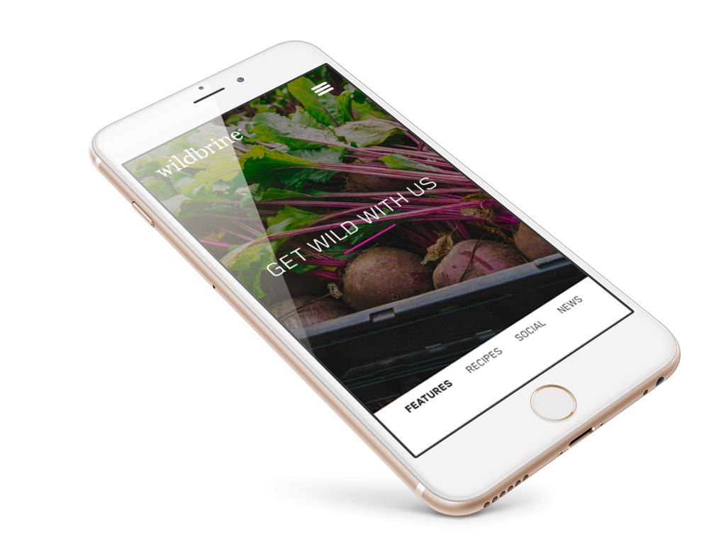 wildbrine Mobile Website Design